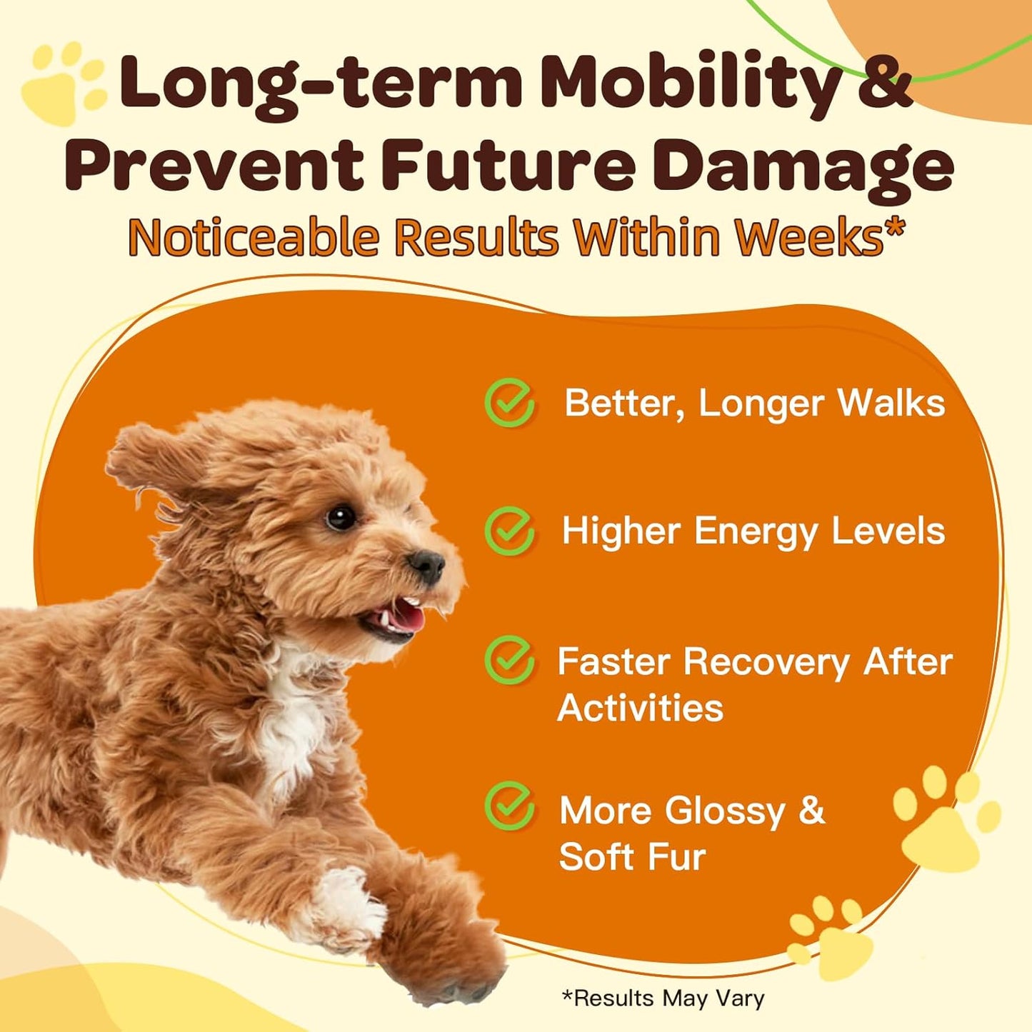 Glucosamine Joint Supplement for Dogs & Cats: Includes Chondroitin, MSM, and Turmeric to Support Hip and Joint Mobility